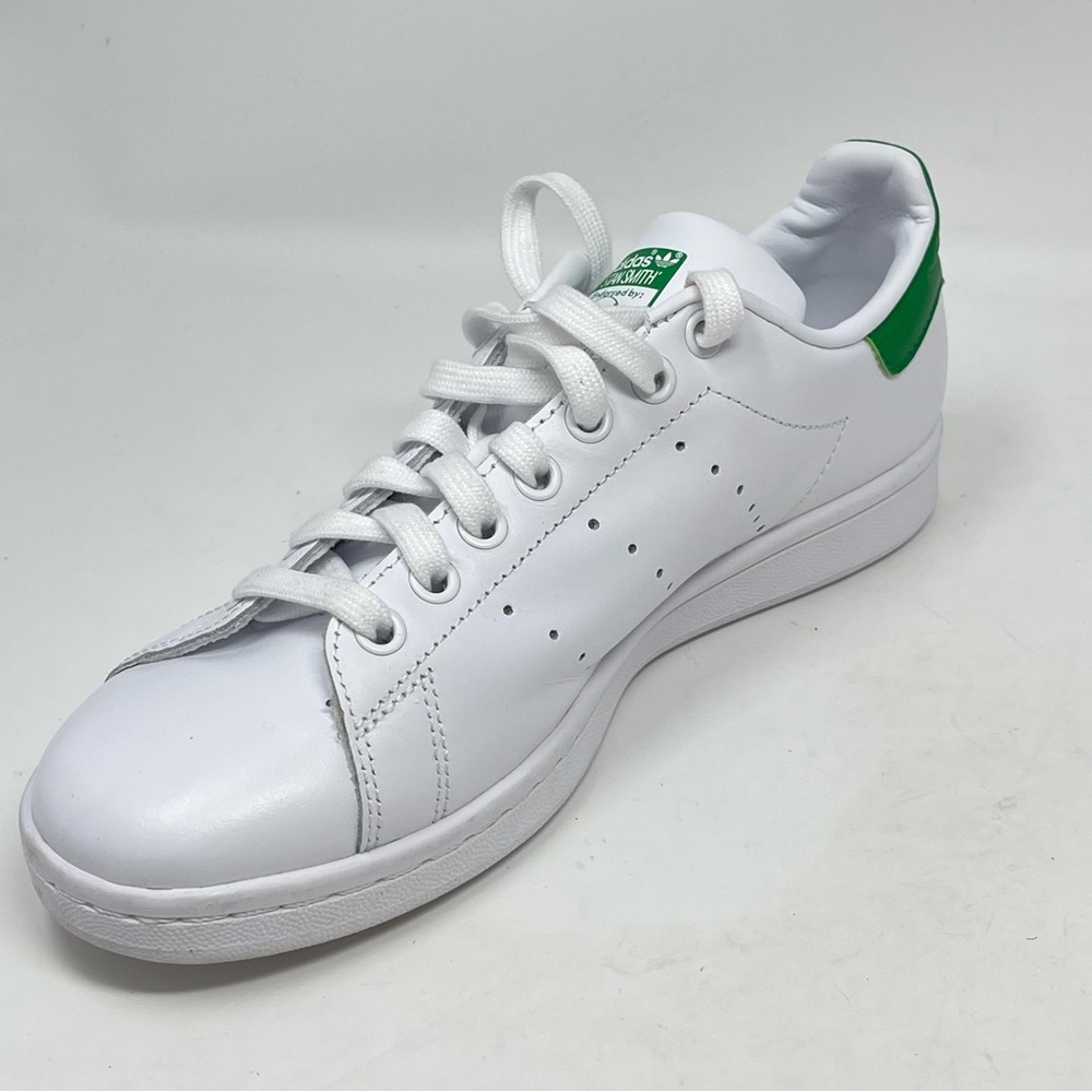 Adidas Stan Smith Shoes Mens 6 White Green Leather Sneakers M20324 - Picture 8 of 14